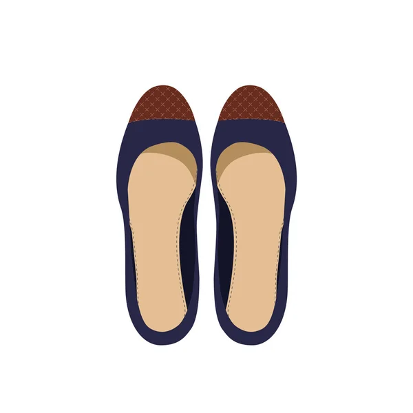 Moda vektör Bayan ayakkabı. Kadın ayakkabısı Beyaz bir arka plan üzerinde görüntü.