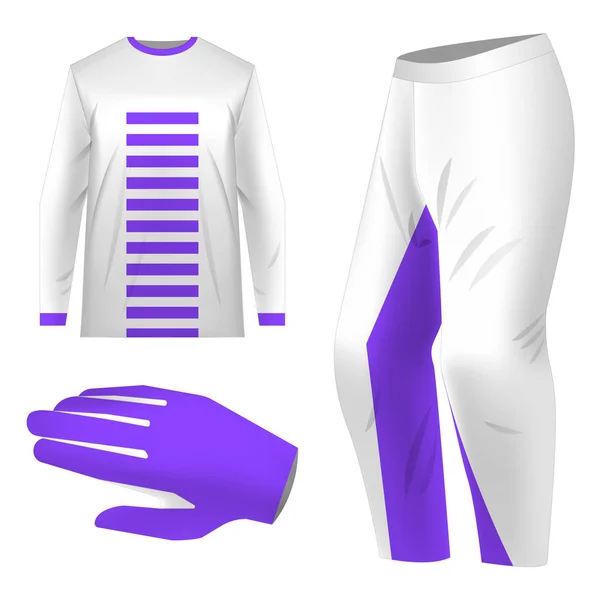 Motocross kit mallar — Stock vektor