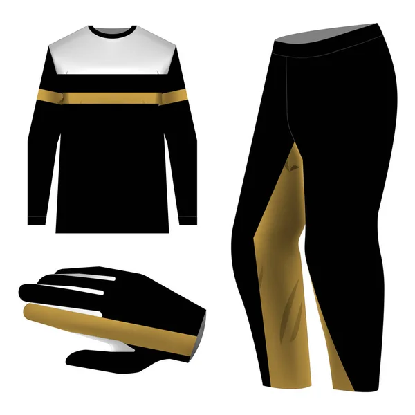 Vorlage: Motocross-Kit — Stockvektor