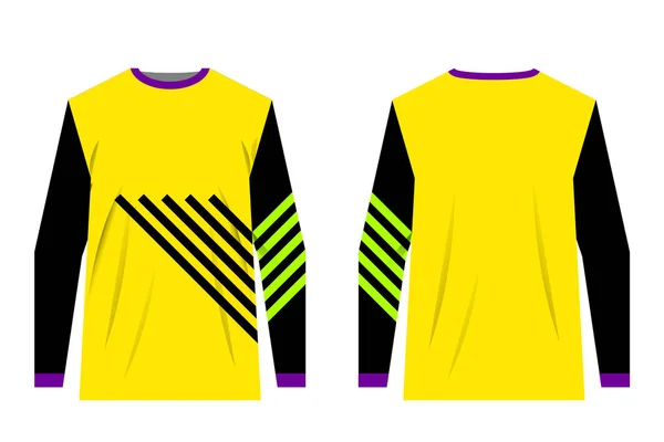 Uniformen Für Wettbewerbe Mannschaftsspiele Corporate Style Werbekampagnen Trikot Für Motocross — Stockvektor