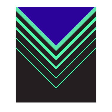 Baskı poster, afiş, kartpostal, el ilanı, süblimasyon baskı için. Tasarım öğeleri. Jersey tasarımı için yazdırma renk örneği.