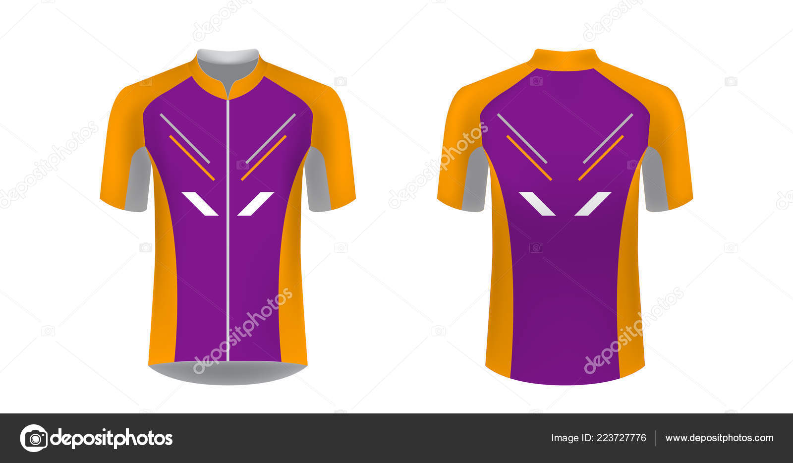 Cycling Jersey Vector Mockup Shirt Sport Design Template With Regard To Blank Cycling Jersey Template