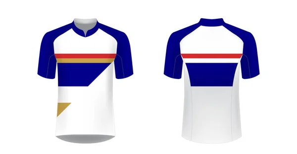 Design Para Impressão Sublimação Jersey Para Desporto Ciclismo Roupa Desporto — Vetor de Stock