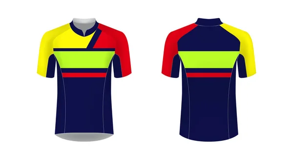 Design Para Impressão Sublimação Jersey Para Desporto Ciclismo Roupa Desporto — Vetor de Stock