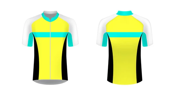 Design Sublimation Print Jersey Cycling Sport Sportswear Cycling Tour Team — Stock Vector