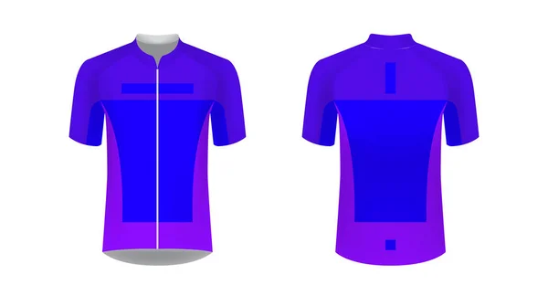 Sportswear Templates Designs Sublimation Printing Uniform Blank Triathlon Cycling Cross — Stock Vector