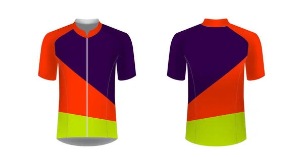 Vorlagen Für Sportbekleidung Designs Für Den Sublimationsdruck Uniform Für Triathlon — Stockvektor