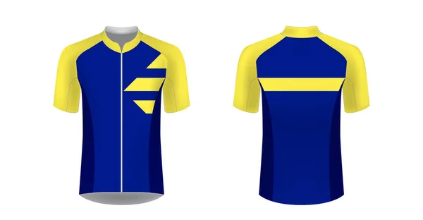 Vorlagen Für Sportbekleidung Designs Für Den Sublimationsdruck Uniform Für Triathlon — Stockvektor