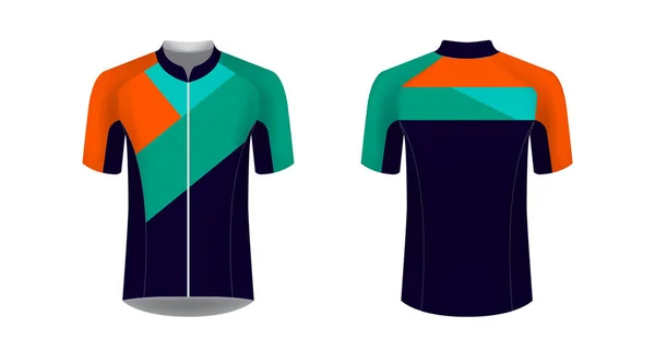 Vorlagen Für Sportbekleidung Designs Für Den Sublimationsdruck Uniform Für Triathlon — Stockvektor