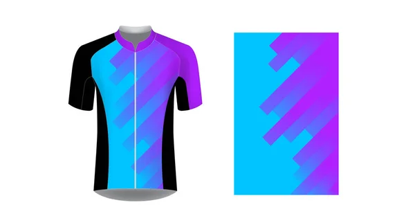 Vorlagen Für Sportbekleidung Designs Für Den Sublimationsdruck Uniform Für Triathlon — Stockvektor