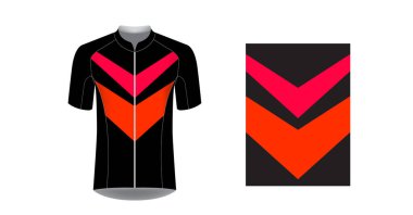 Tek tip şablonlar Bisiklete binme. Oyun casual giyim kavramı. Yarış, Bisiklet, koşma, triatlon yarışmaları, maraton için üniforma. Tur takım üniforma Bisiklete binme. Futbol spor giyim.