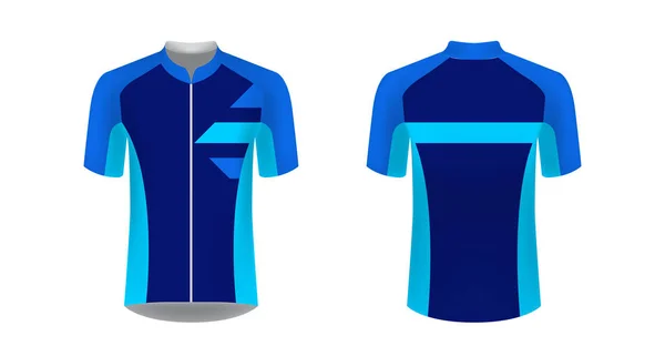 Cycling Uniform Templates Gaming Casual Clothing Concept Uniform Racing Cycling — Stock Vector