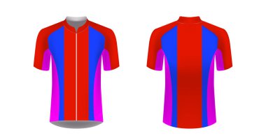 Tek tip şablonlar Bisiklete binme. Oyun casual giyim kavramı. Yarış, Bisiklet, koşma, triatlon yarışmaları, maraton için üniforma. Tur takım üniforma Bisiklete binme. Futbol spor giyim.