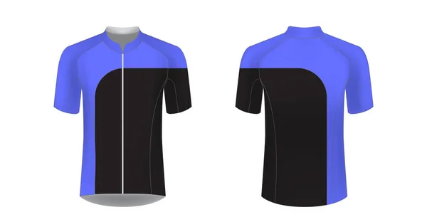 Radfahren Einheitliche Vorlagen Gaming Casual Clothing Konzept Uniform Für Rennen — Stockvektor