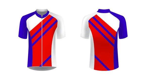 Plantillas Ciclismo Uniforme Juegos Concepto Ropa Casual Uniforme Para Carreras — Archivo Imágenes Vectoriales