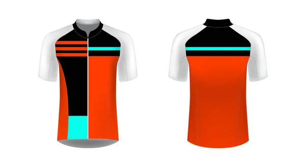 Modelos Uniformes Ciclismo Conceito Vestuário Casual Jogos Uniforme Para Corridas — Vetor de Stock