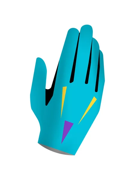 Handschoenen vistuig veiligheid — Stockvector