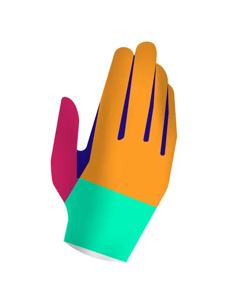 Gloves gear safety — Stock Vector