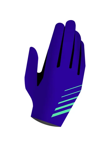 Guantes Deportivos Aislados Sobre Fondo Blanco Guantes Diseño Para Deporte — Vector de stock