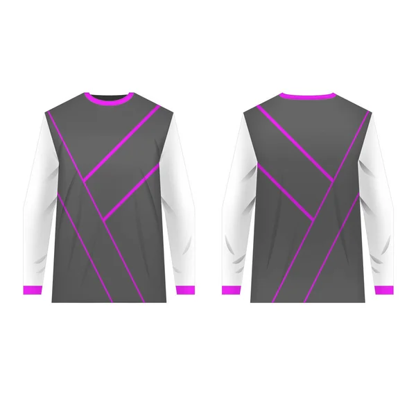 Diseño de plantilla de jersey personalizado — Vector de stock