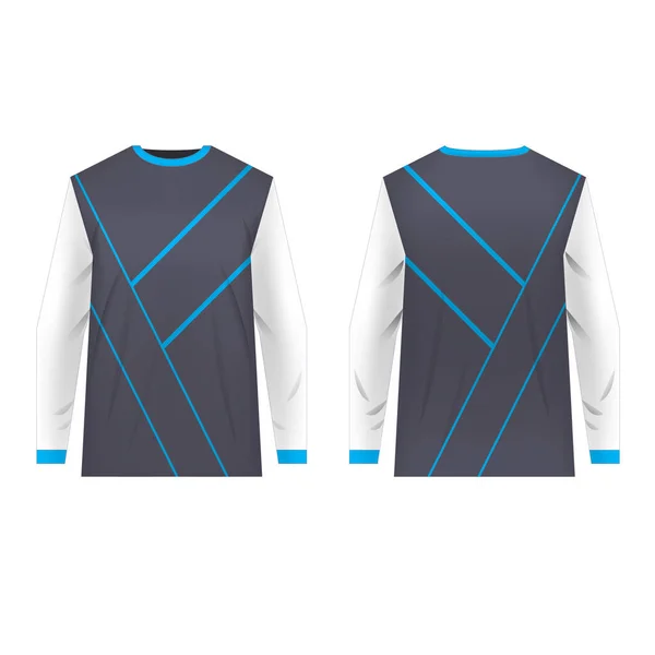 Custom jersey template design — Stock Vector