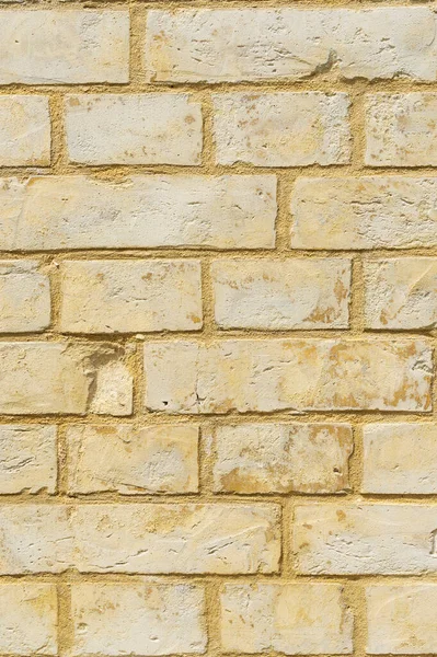 Panoramic Background Yellow Brick Wall Texture Home Office Design Backdrop — Stock Photo, Image