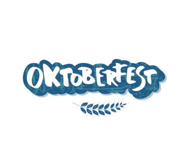 Oktoberfest yazı kompozisyon. Vektör çizim.