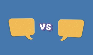 Şablon karşı. Ekran vs. Vektör çizim.