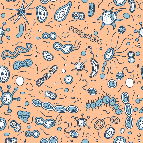 Векторные бактерии . — стоковый вектор