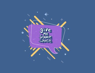 Vektör teklif vermek beni biraz boşluk dekorasyon ile.