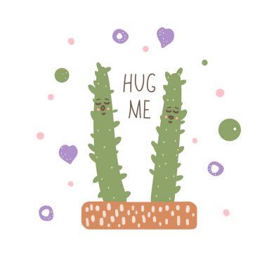 mutlu Sevgililer günü kartı. vektör çizim.