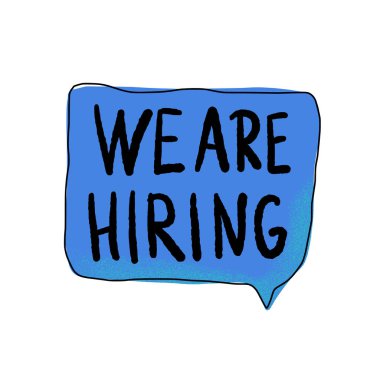 Teklif alıyoruz. Vektör renk illüstrasyon.