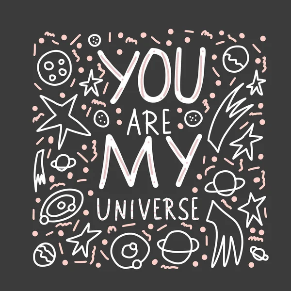 You are my universe, Royalty-free You are my universe Vector Images ...