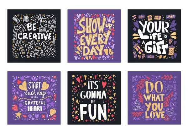 Bir sürü poster. Afiş vektör koleksiyonu.