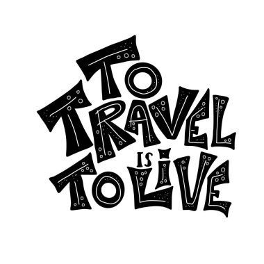 Alıntı vektörde doodle simgeler ile seyahat.