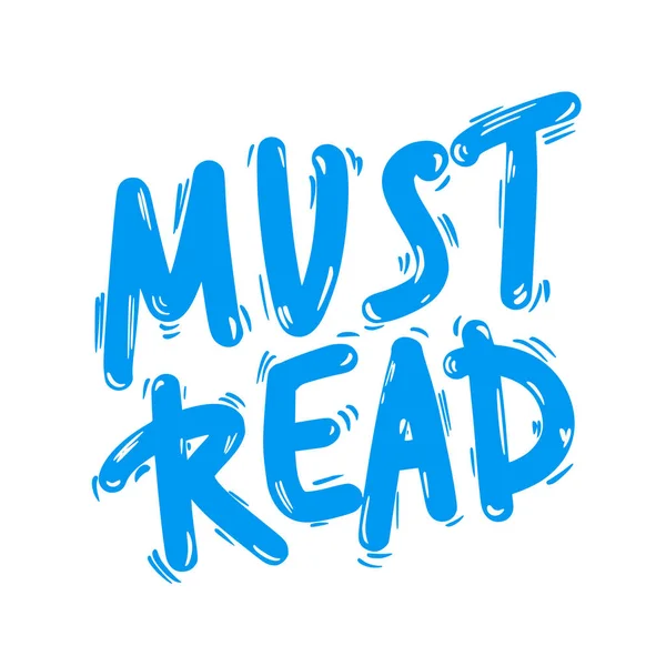 Metin amblemini okumalıyım. Vektör el çizimi alıntı.