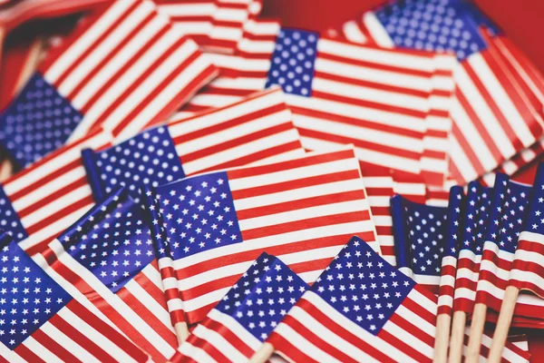 Vlag van de Verenigde Staten van Amerika-papier. macro — Stockfoto