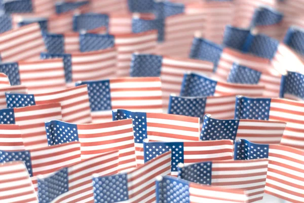 American flags-a symbol of independence day, the adoption Of the Declaration of Independence