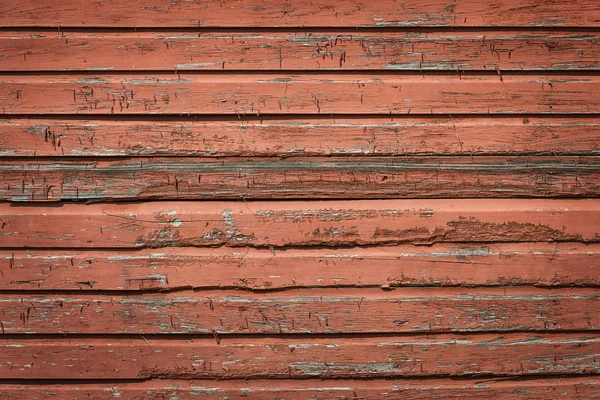 Fond de planche en bois rouge rustique altérée — Photo