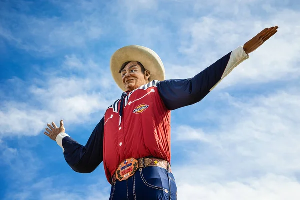 Gran estatua de Tex en Fair Park Imagen De Stock