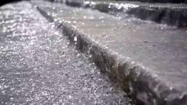 Cachoeira Escadas Pedra — Vídeo de Stock