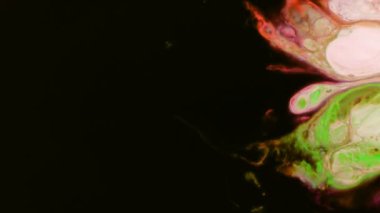 Soyut mistik sihirli mürekkep boya yaymak patlayabilir