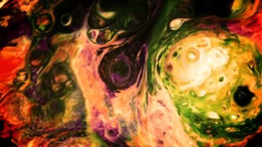 Soyut mistik sihirli mürekkep boya yaymak patlayabilir