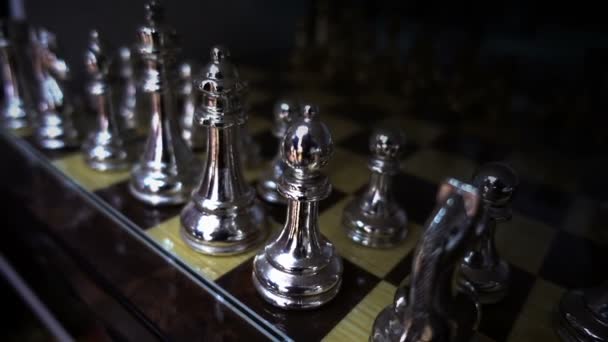 Chess Game Game Background — Stock Video