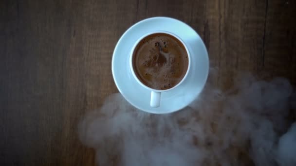 Traditionele Turkse Koffie Rook — Stockvideo