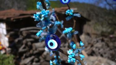  Colorful Evil Eye Bead Amulet on Tree