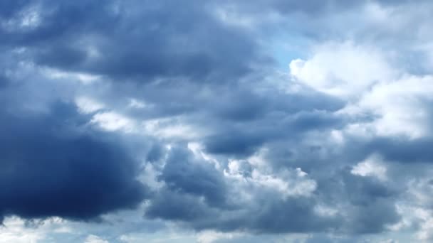 Nubes Épicas Oscuras Cielo — Vídeo de stock
