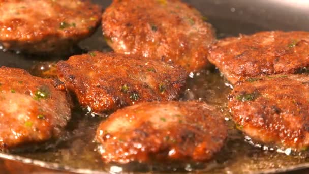 土耳其肉丸食品与美味 — 图库视频影像