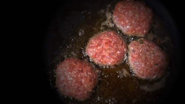 Török Meatball Élelmiszer Finom — Stock videók
