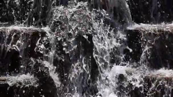 Wasserbecken Und Wasserdurchfluss — Stockvideo